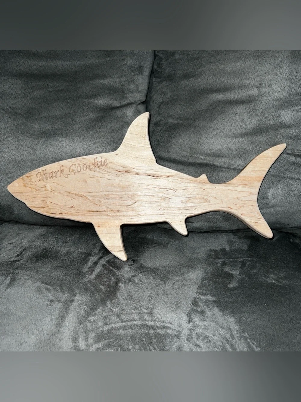 Wooden “Shark Coochie” Charcuterie Board